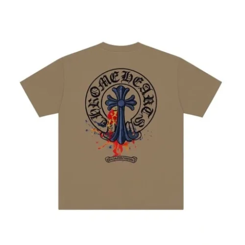 brown chrome hearts shirt brown chrome hearts shirt
