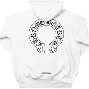 white Chrome Hearts Hoodie