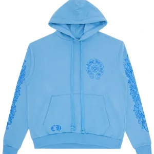 Blue Chrome Hearts Hoodie