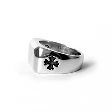 Big Pj Cross Ring - Chrome Hearts