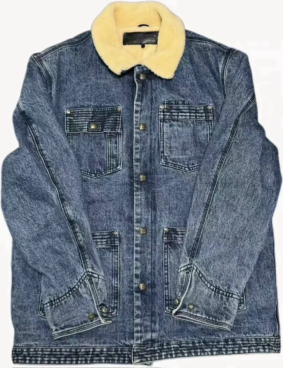 chrome hearts jean jacket chrome hearts jean jacket