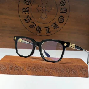 chrome hearts blue light glasses