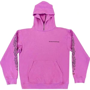 purple chrome hearts hoodie