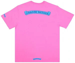 pink chrome hearts t shirts