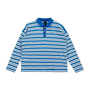 Chrome Hearts Blue Polo Shirt