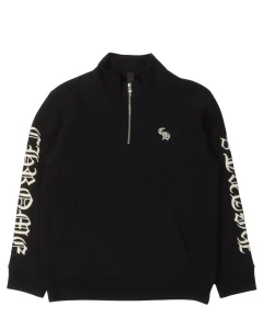 Chrome Hearts Embroidered Quarter Zip Sweatshirt