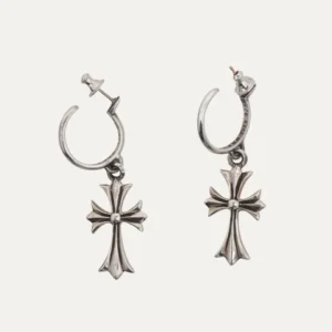 Chrome Hearts Cross Drop Earring