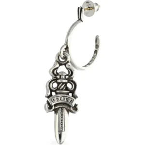 Chrome Hearts dagger-pendant Earring