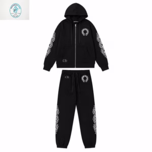 Black Chrome Hearts Tracksuit