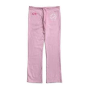 Pink chrome heart Sweatpants