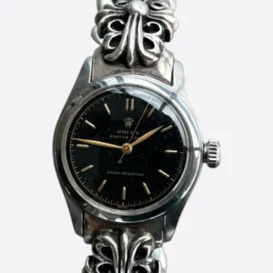 Chrome Hearts Rolex Black Dial Airking