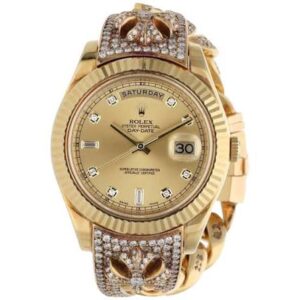 Chrome Hearts x Rolex Day-Date PAVE Diamonds